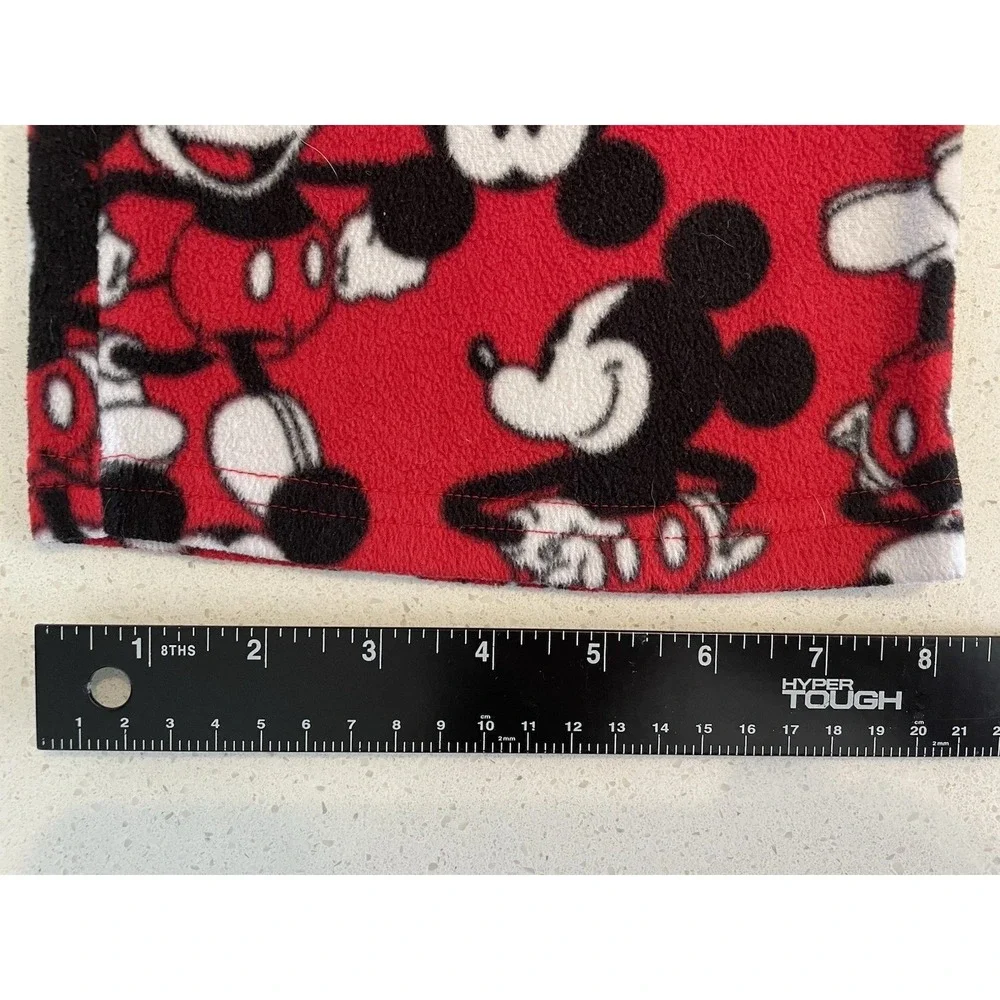 Disney Mickey Mouse pajama set Red Size Small Fleece Christmas sleepwear 2 Piece - Picture 11 of 13